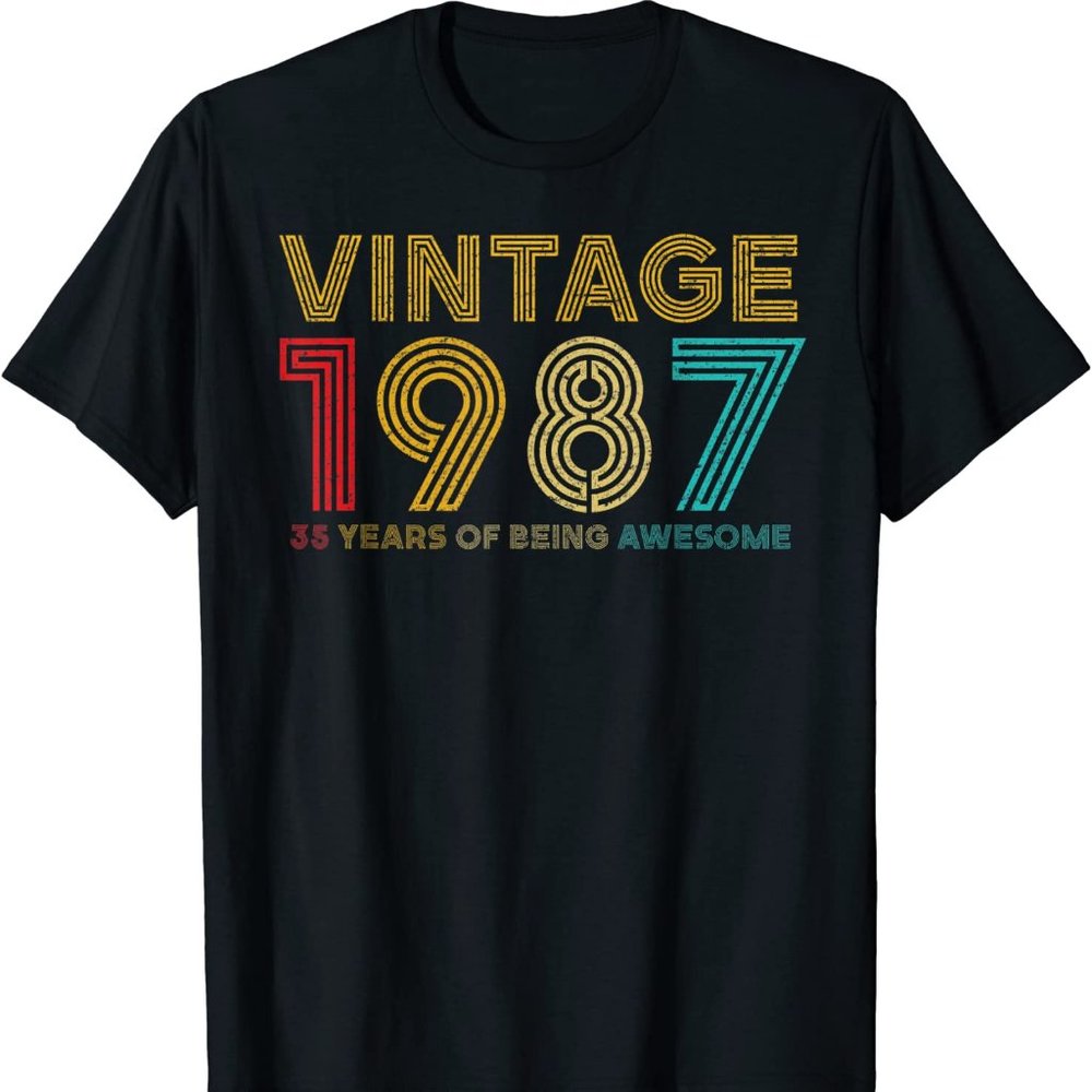 Amazon Vintage 1987 Birthday Shirt